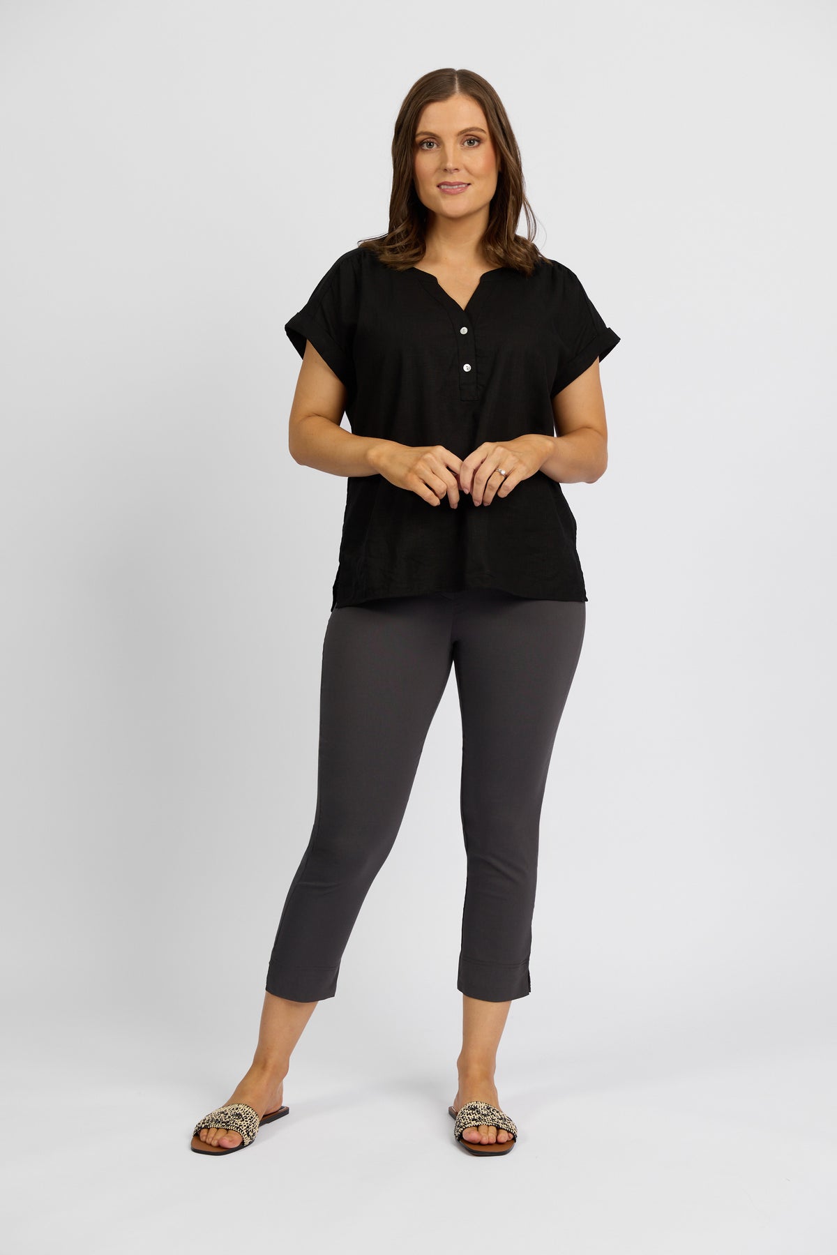 P5363 - Paris Bordeaux Pull On - Beluga - 30% Off