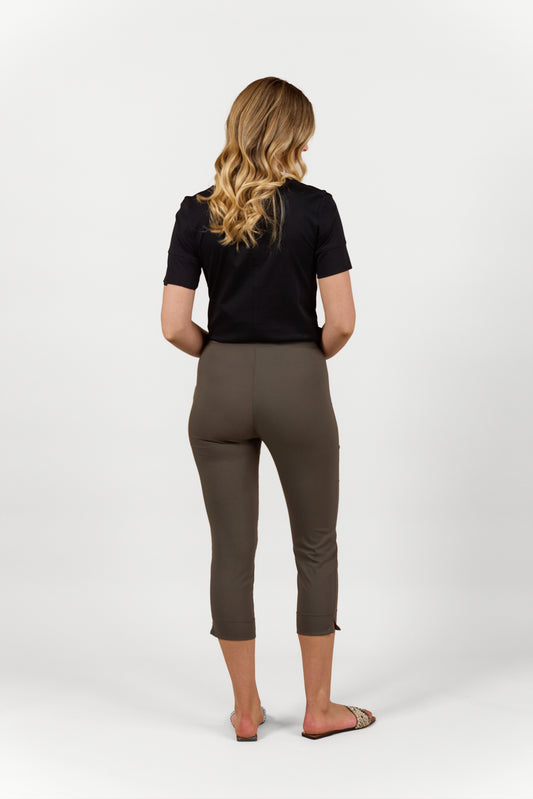 P5363 - Paris Bordeaux Pull On - Khaki - 30% Off