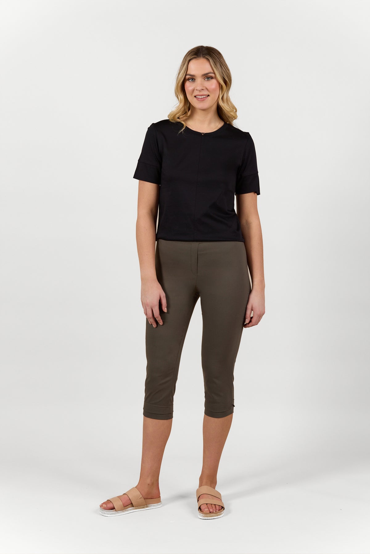 P5364 -Paris Amora Pull On - Khaki - 30% Off