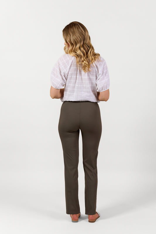 P6117 -Paris Dolce Pull On - Khaki - 30% Off