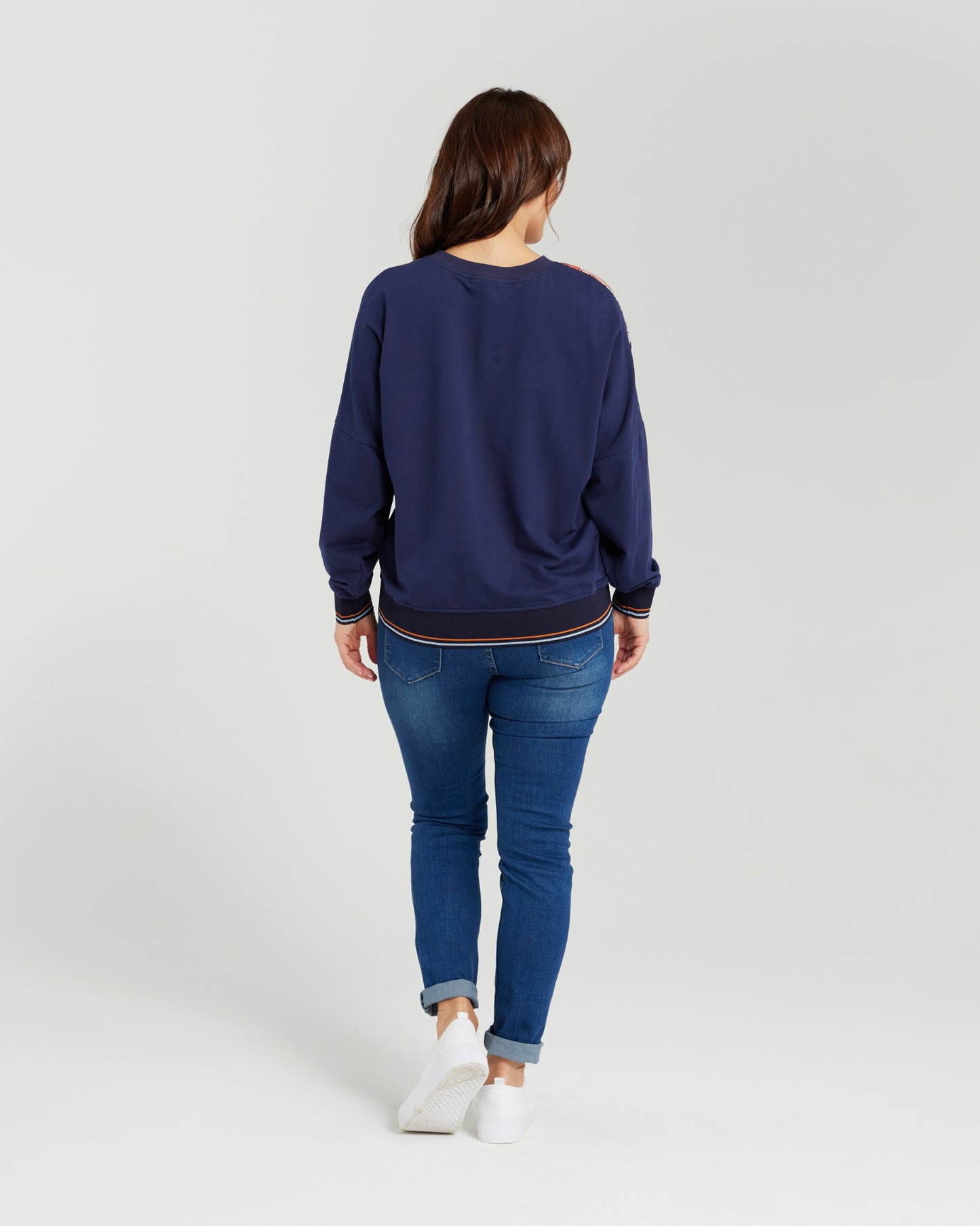 Seduce - Relaxed Jumper - Ink/Destiny - 50% Off