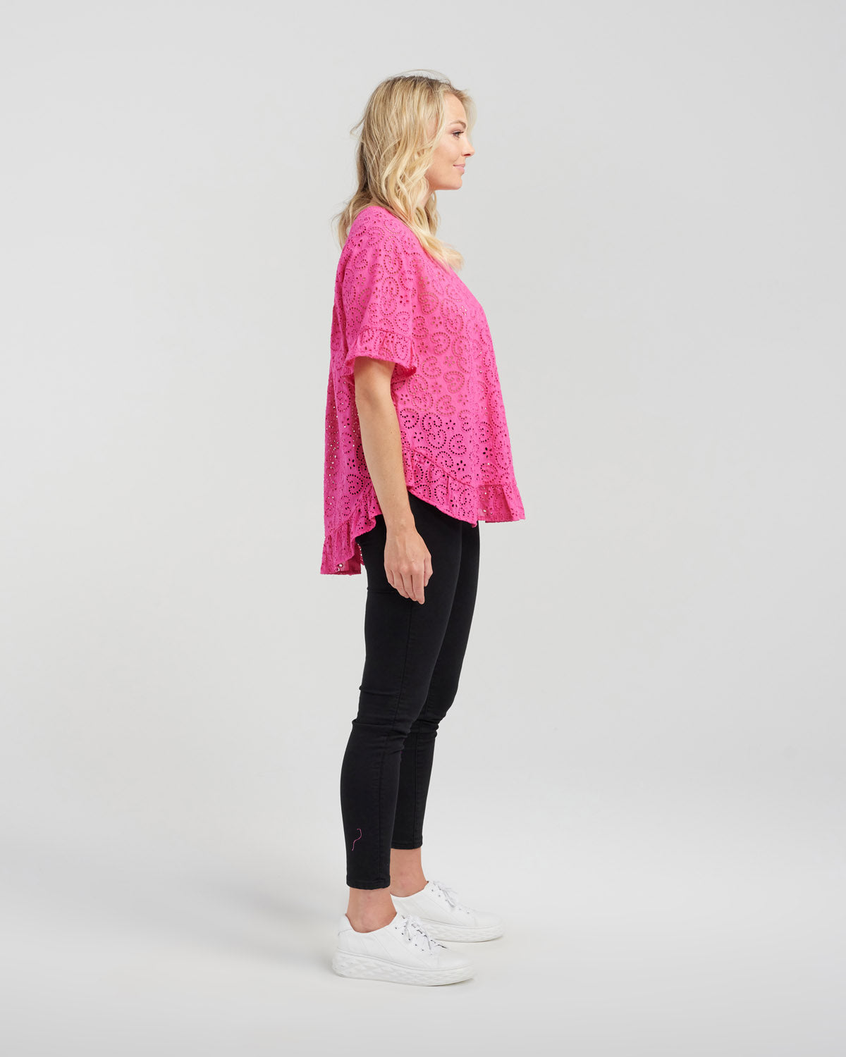 Seduce - Leah Top - S2000B - Pink - 100% Cotton