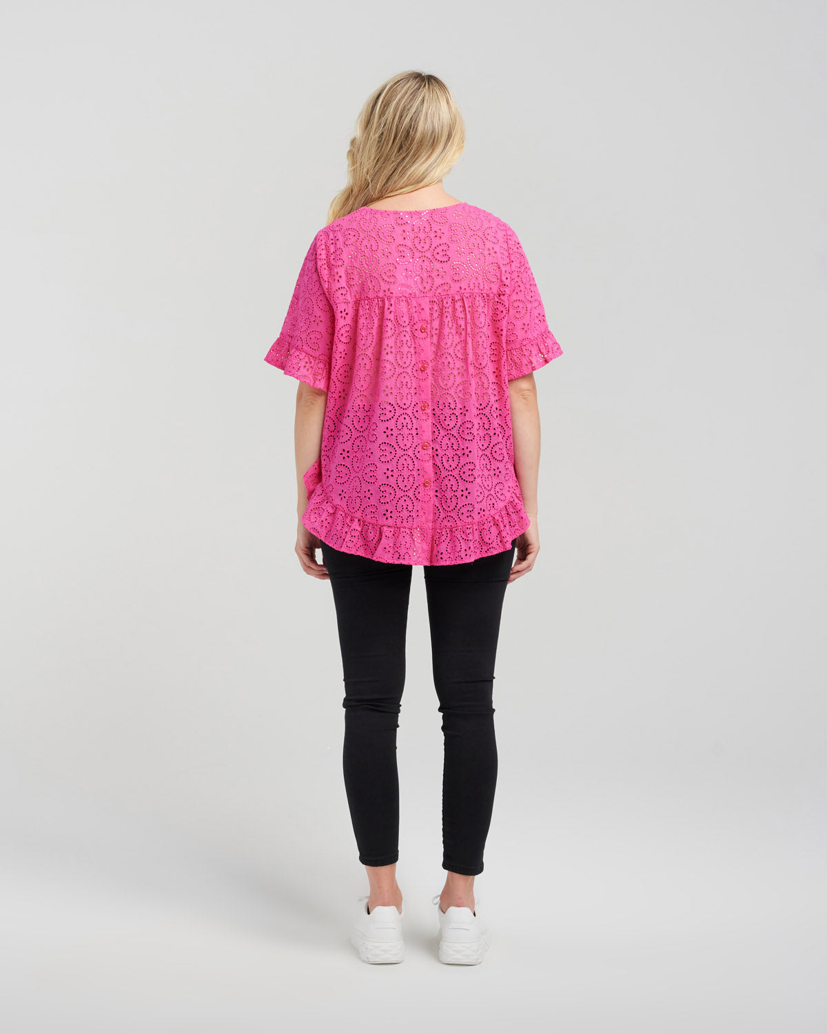 Seduce - Leah Top - S2000B - Pink - 100% Cotton