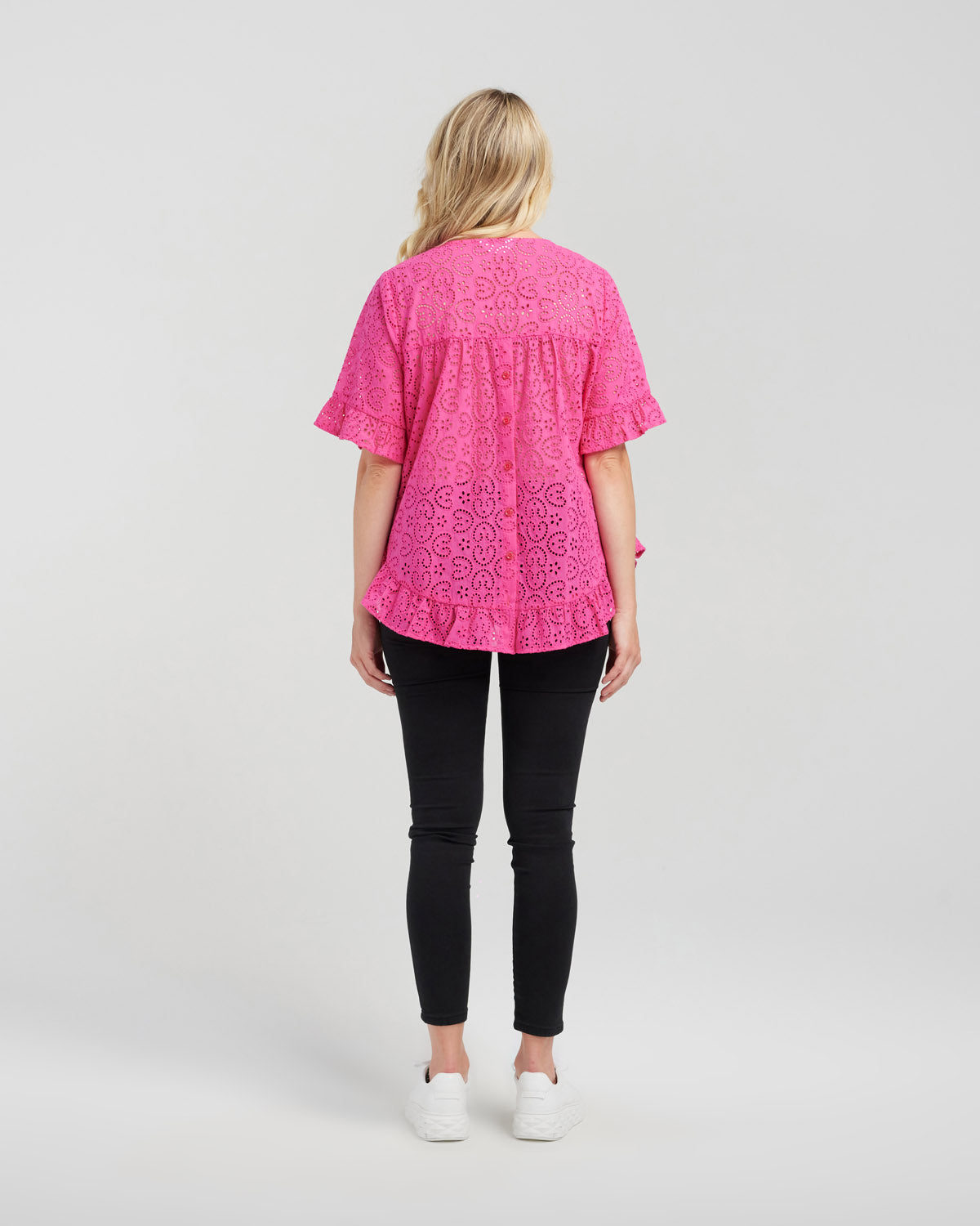 Seduce - Leah Top - S2000B - Pink - 100% Cotton