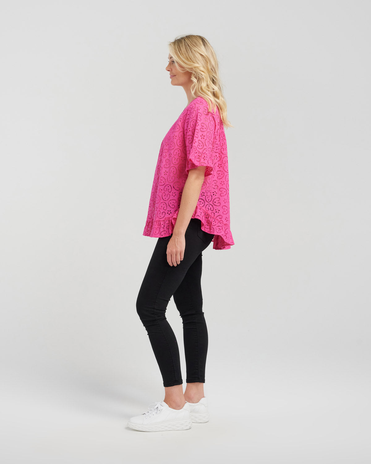 Seduce - Leah Top - S2000B - Pink - 100% Cotton