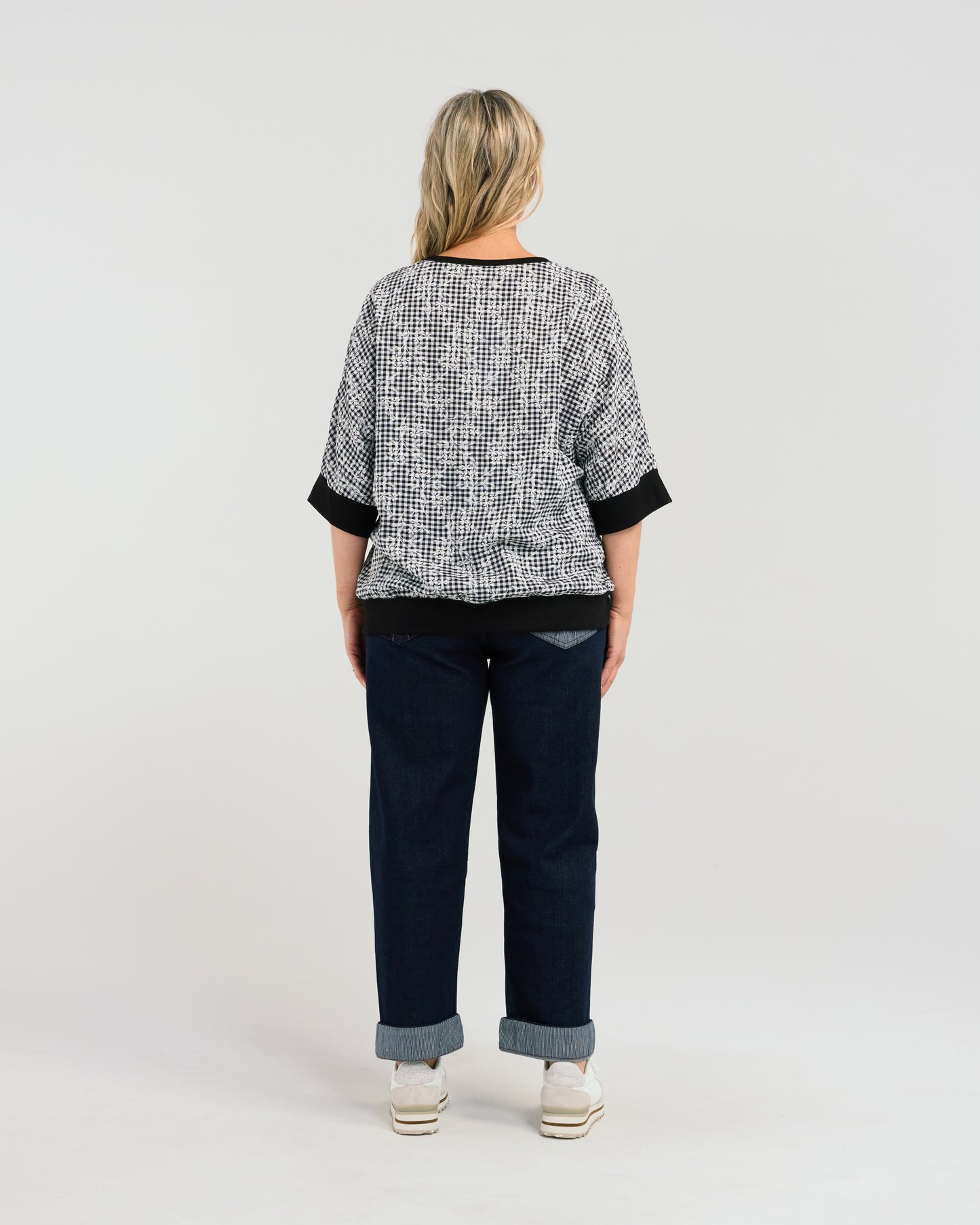 Florence Top - 3002-1 - Floral Check - Due end Feb/Mar