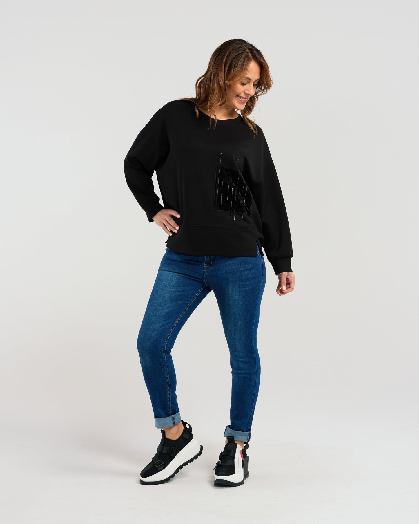 Verona Sweat -S3061B -Black - Due End Feb/Mar