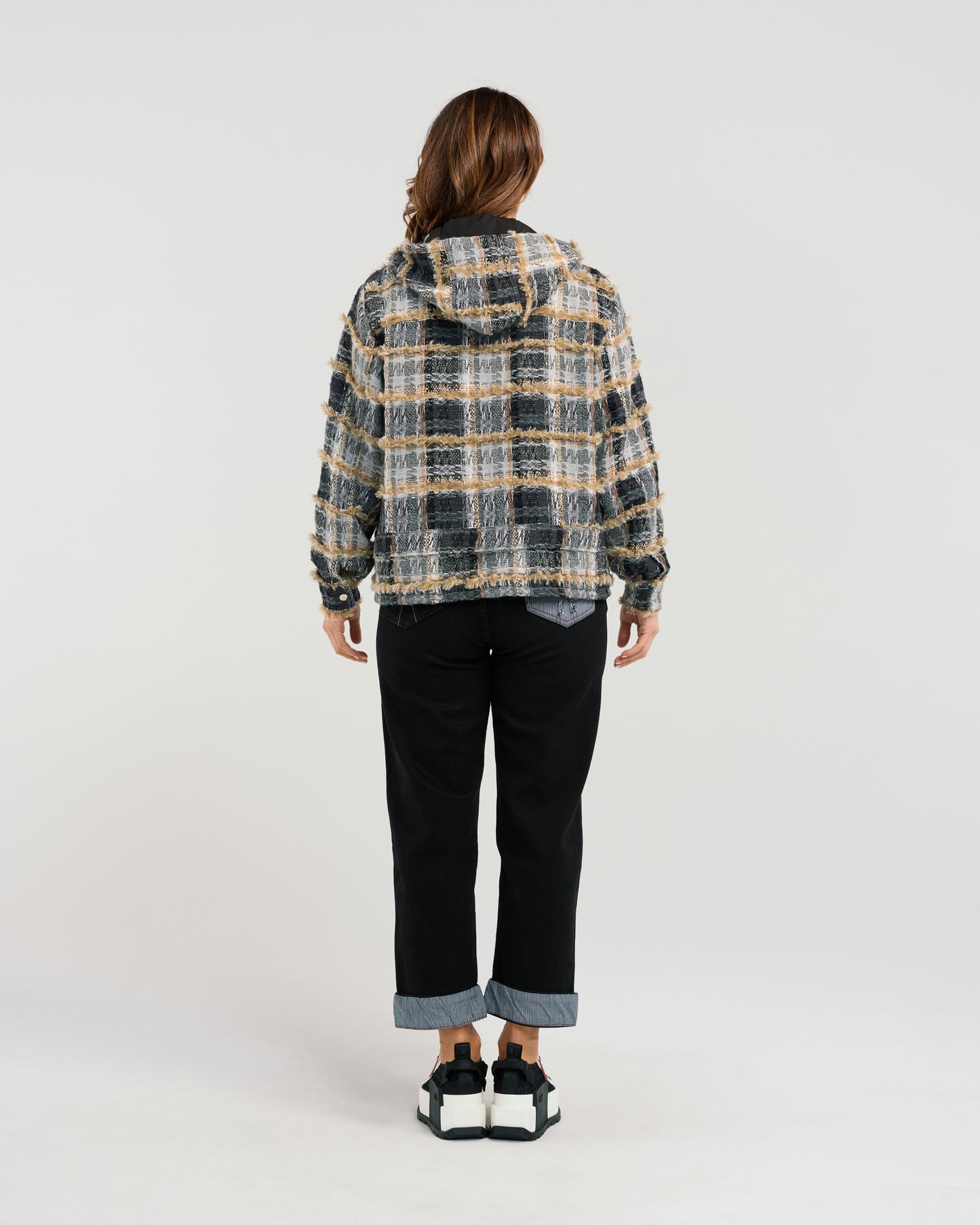 Sandy Jacket - S3084-1 - Textured Plaid - Due End Feb/Mar