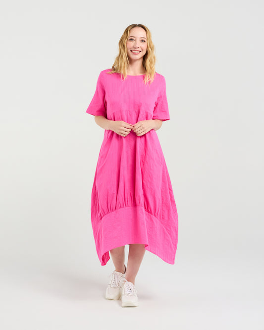 Selena Dress Hot Pink