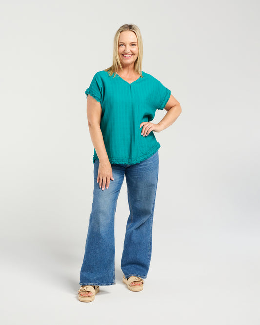 Lilah Top - Teal - Due Aug/Sept