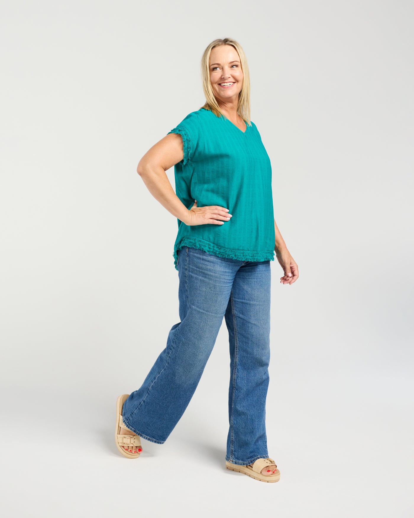Lilah Top - Teal - Due Aug/Sept