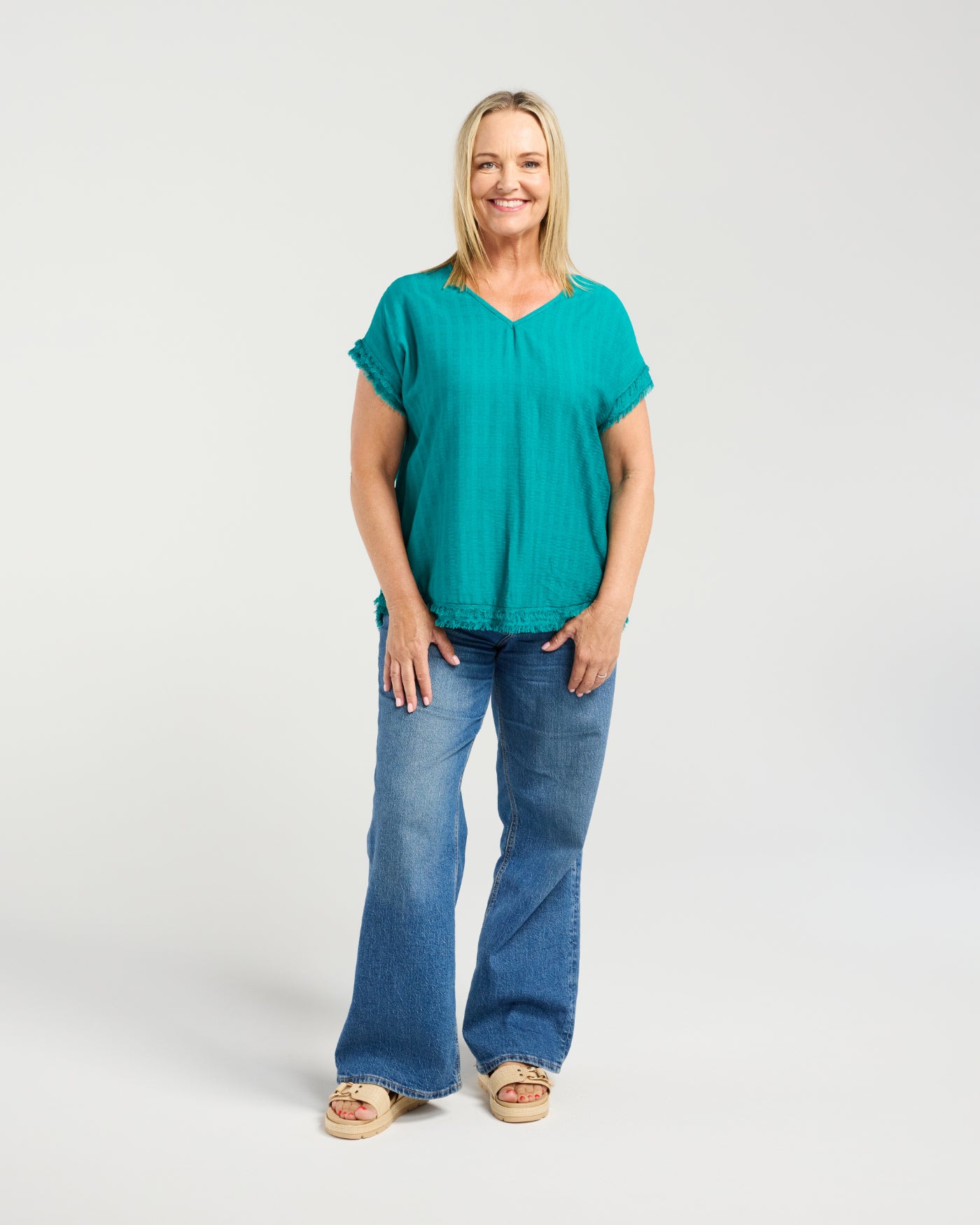 Lilah Top - Teal - Due Aug/Sept