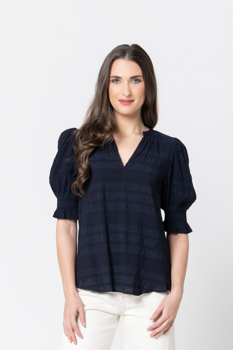 Butterfly Top - Navy