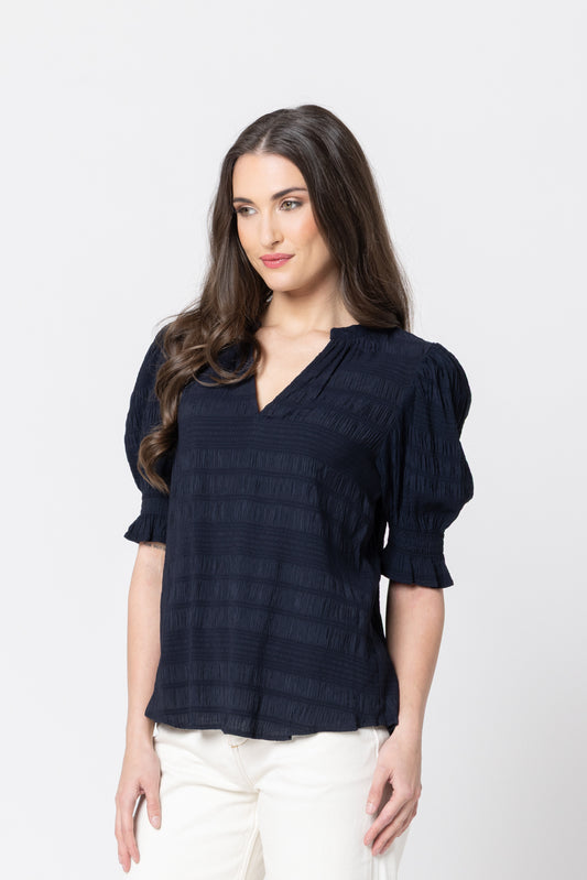 Butterfly Top - Navy