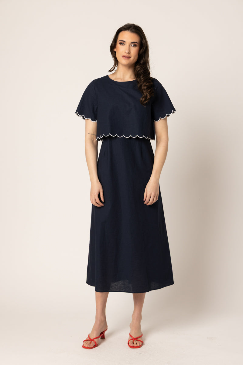 Ladies Day Dress - Navy