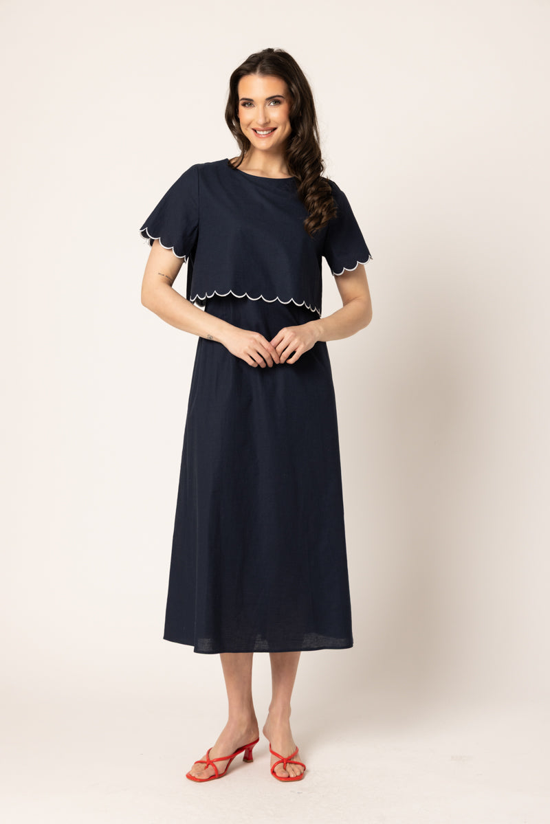 Ladies Day Dress - Navy
