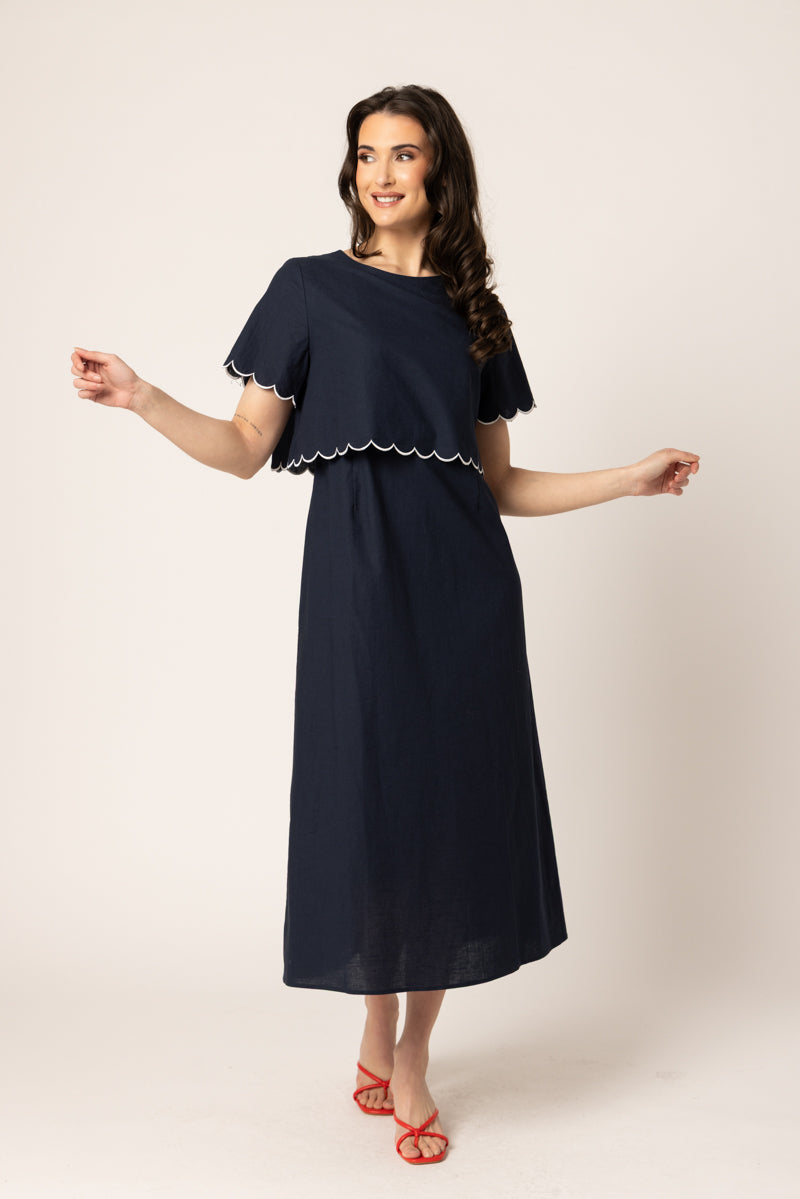 Ladies Day Dress - Navy