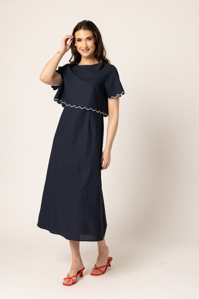 Ladies Day Dress - Navy
