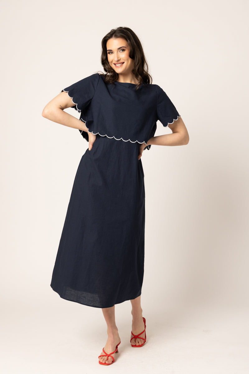 Ladies Day Dress - Navy