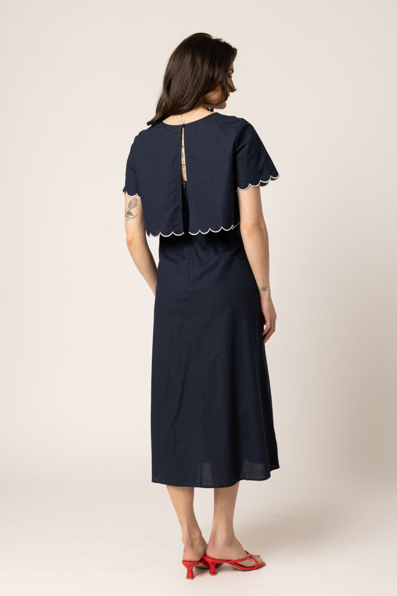 Ladies Day Dress - Navy