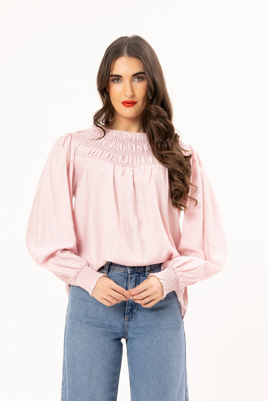 Devotion Top in Blush