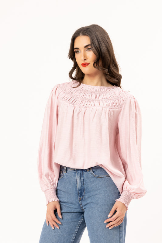 Devotion Top in Blush