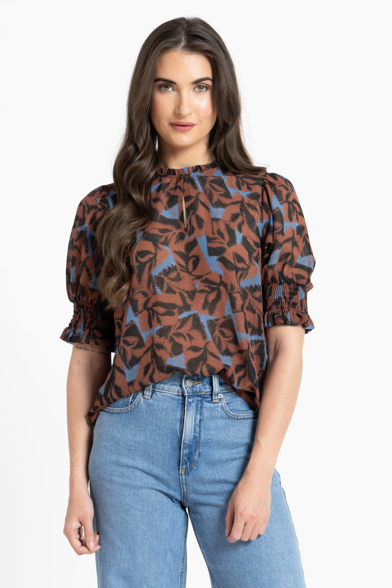Movement Top - Pecan Smudge