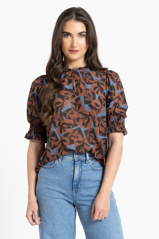 Movement Top - Pecan Smudge