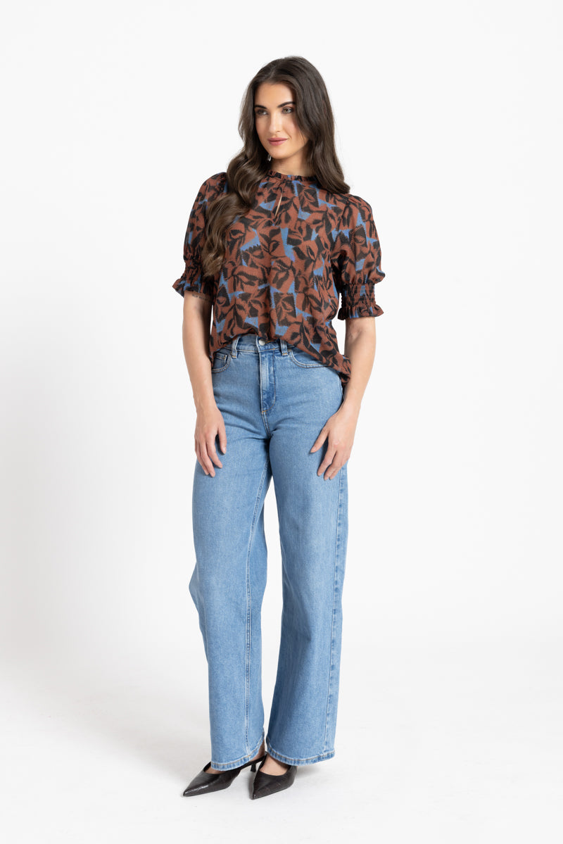 Movement Top - Pecan Smudge