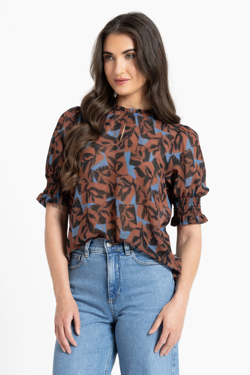 Movement Top - Pecan Smudge