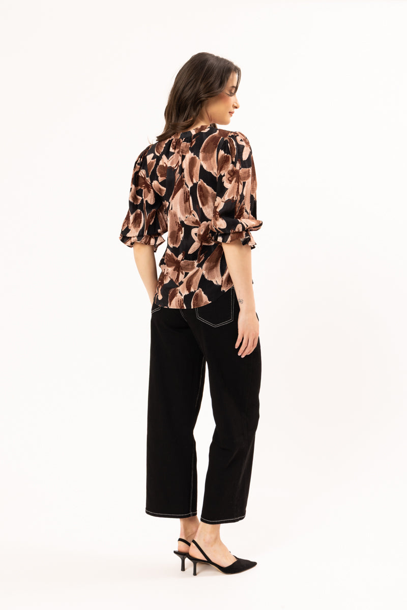 Graceful Top - Mocha Mirage