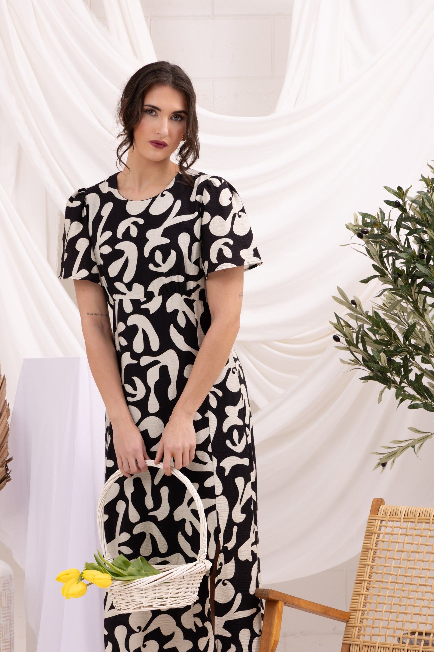 Angel Dress - Mono Bloom