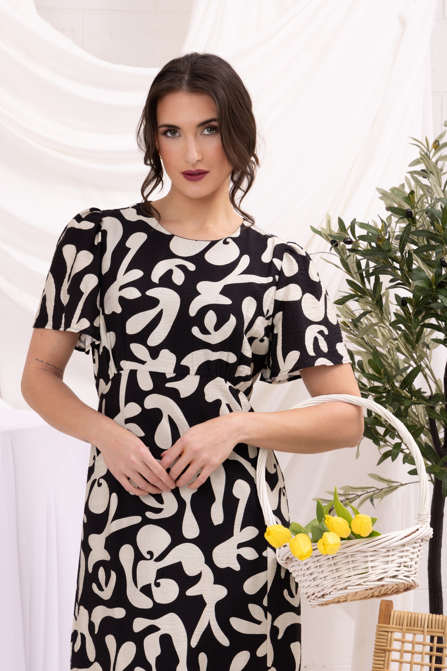 Angel Dress - Mono Bloom