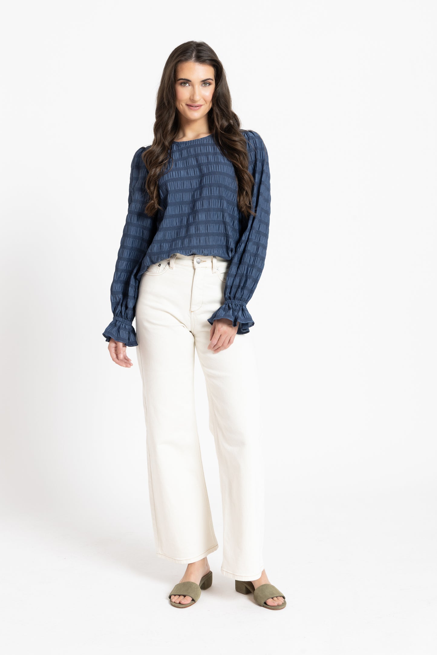 Harper Top in Navy