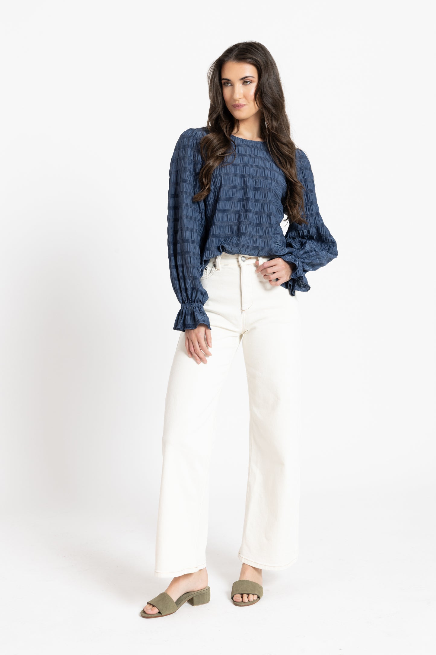 Harper Top in Navy