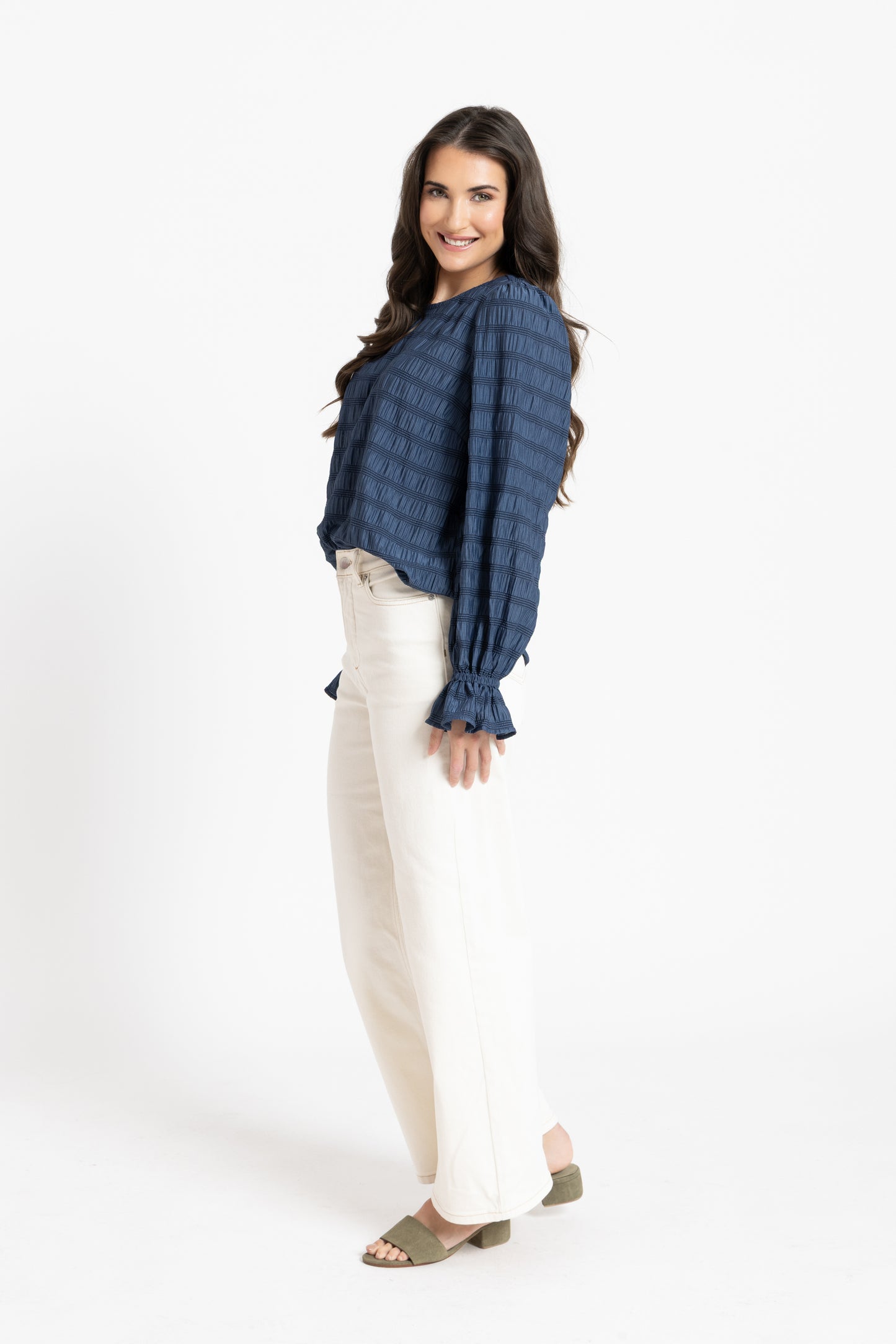 Harper Top in Navy