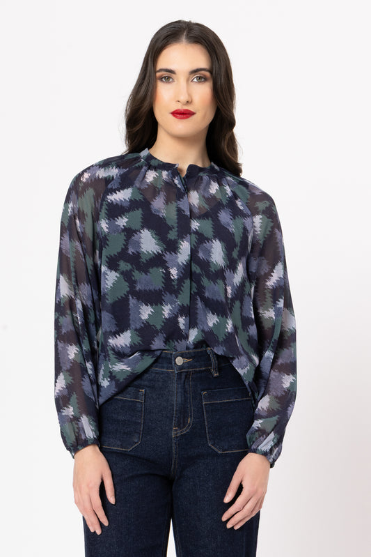 Tilly Shirt - Navy Mist