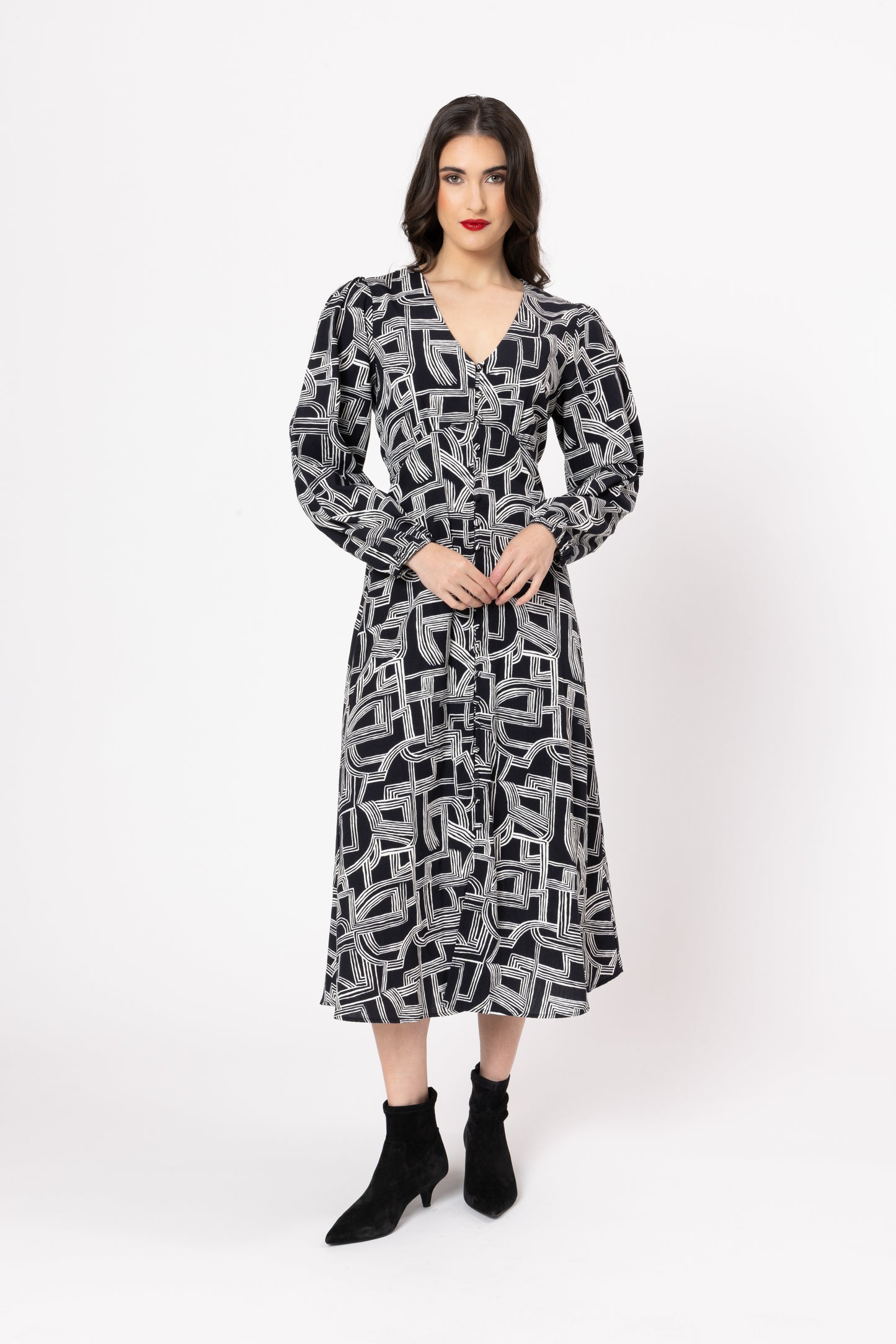 Serenity Dress - Linework