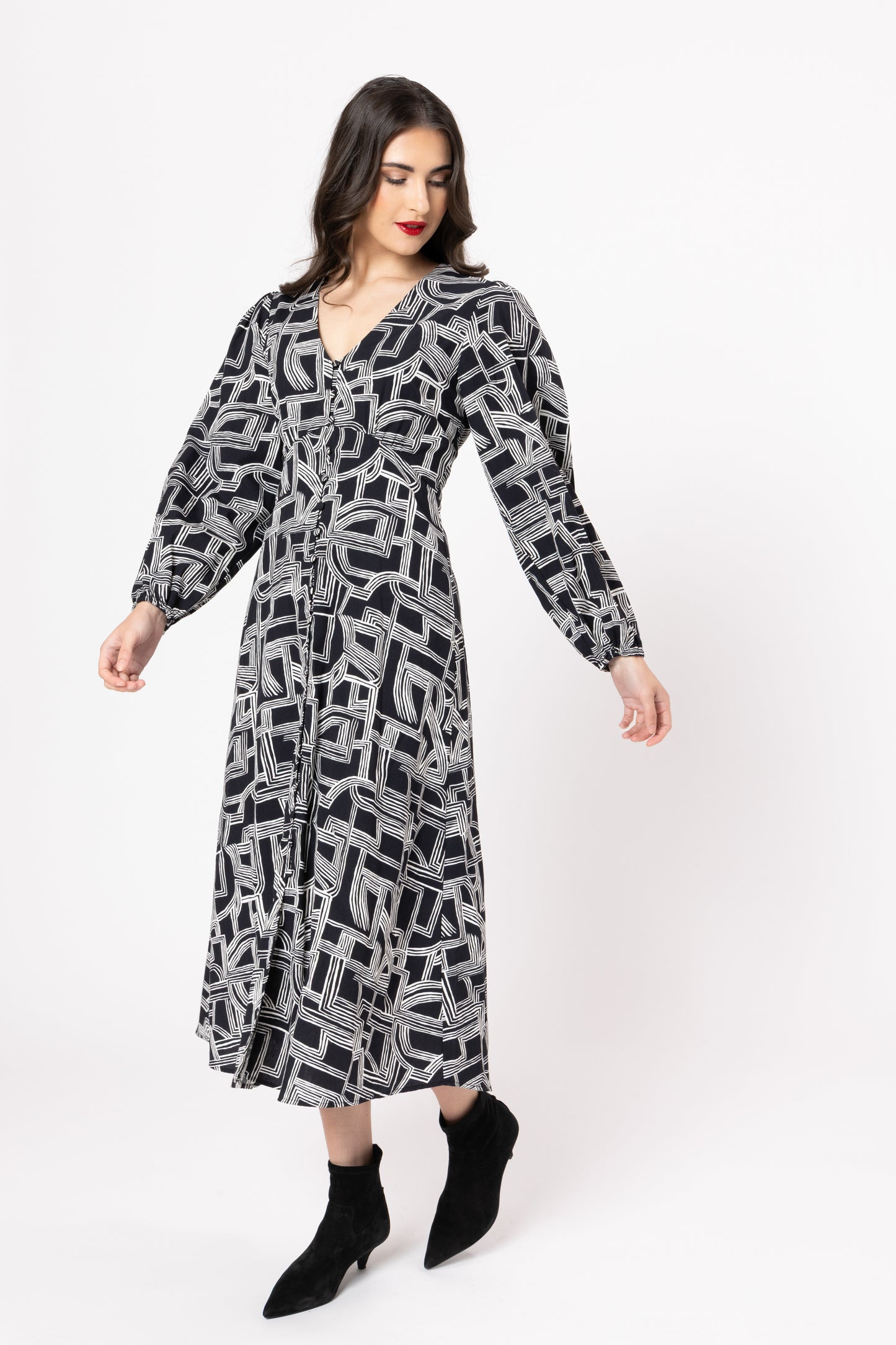 Serenity Dress - Linework