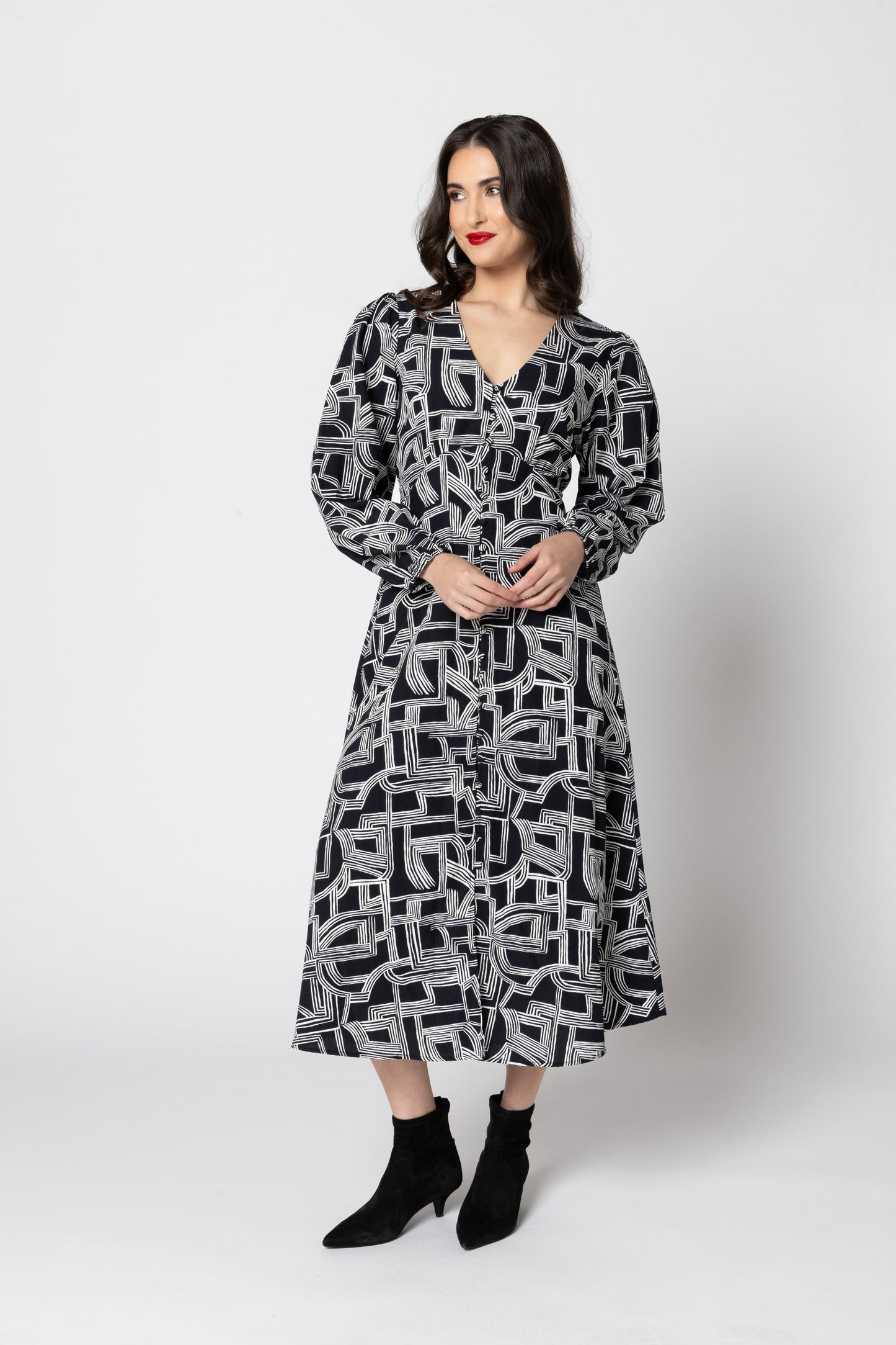 Serenity Dress - Linework