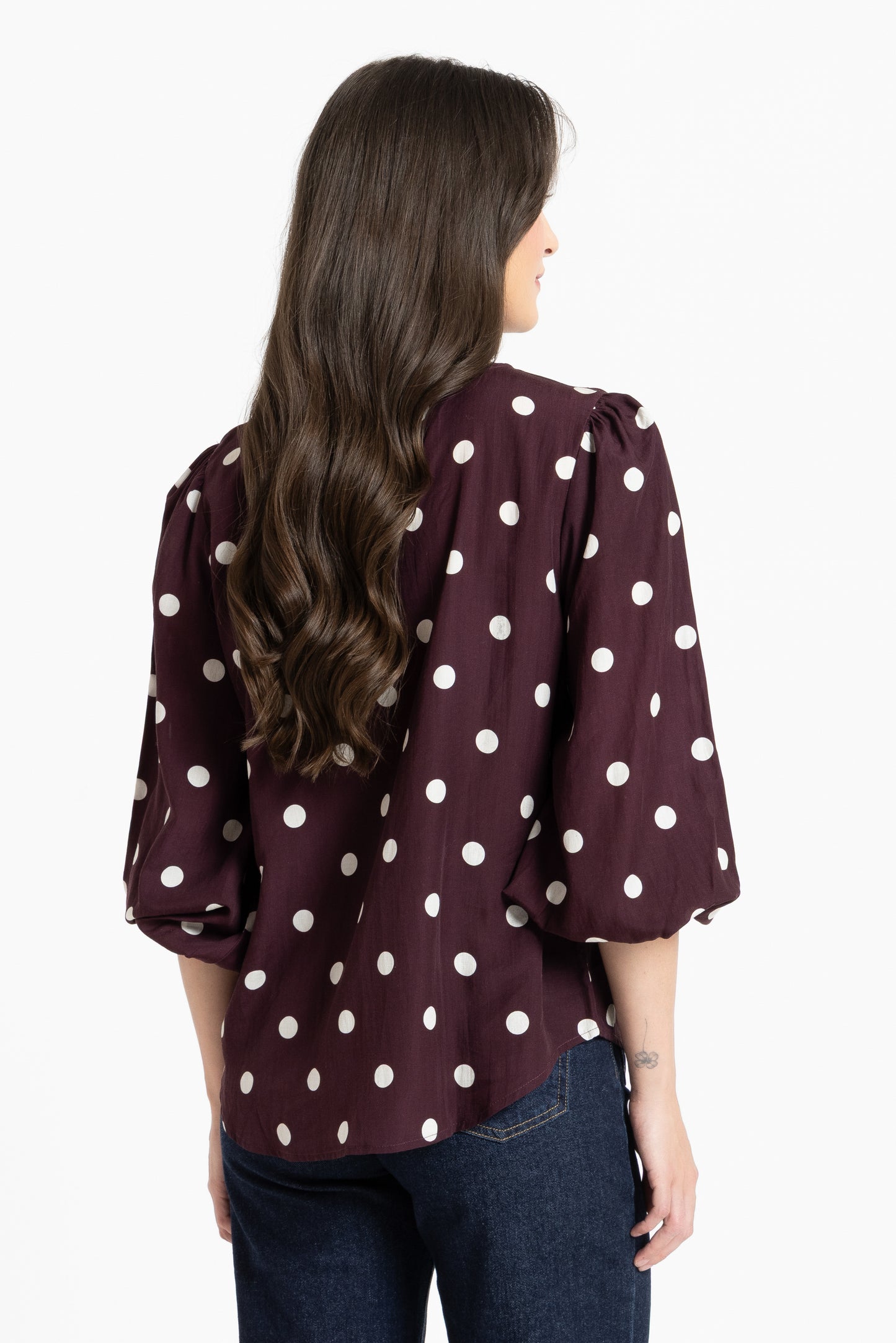 Brilliance Blouse in Affogato Spot