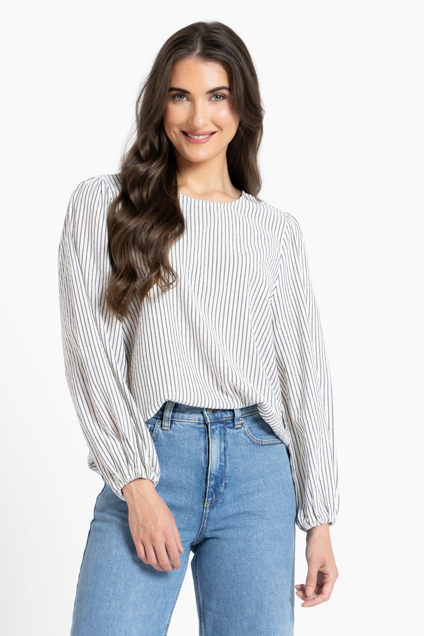 Brilliance Blouse in Stripe