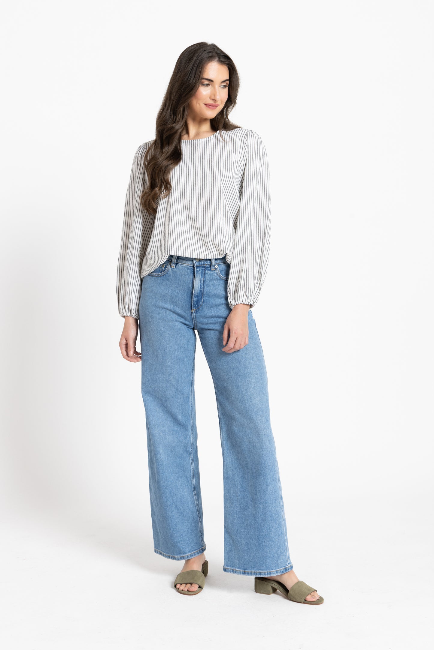 Brilliance Blouse in Stripe