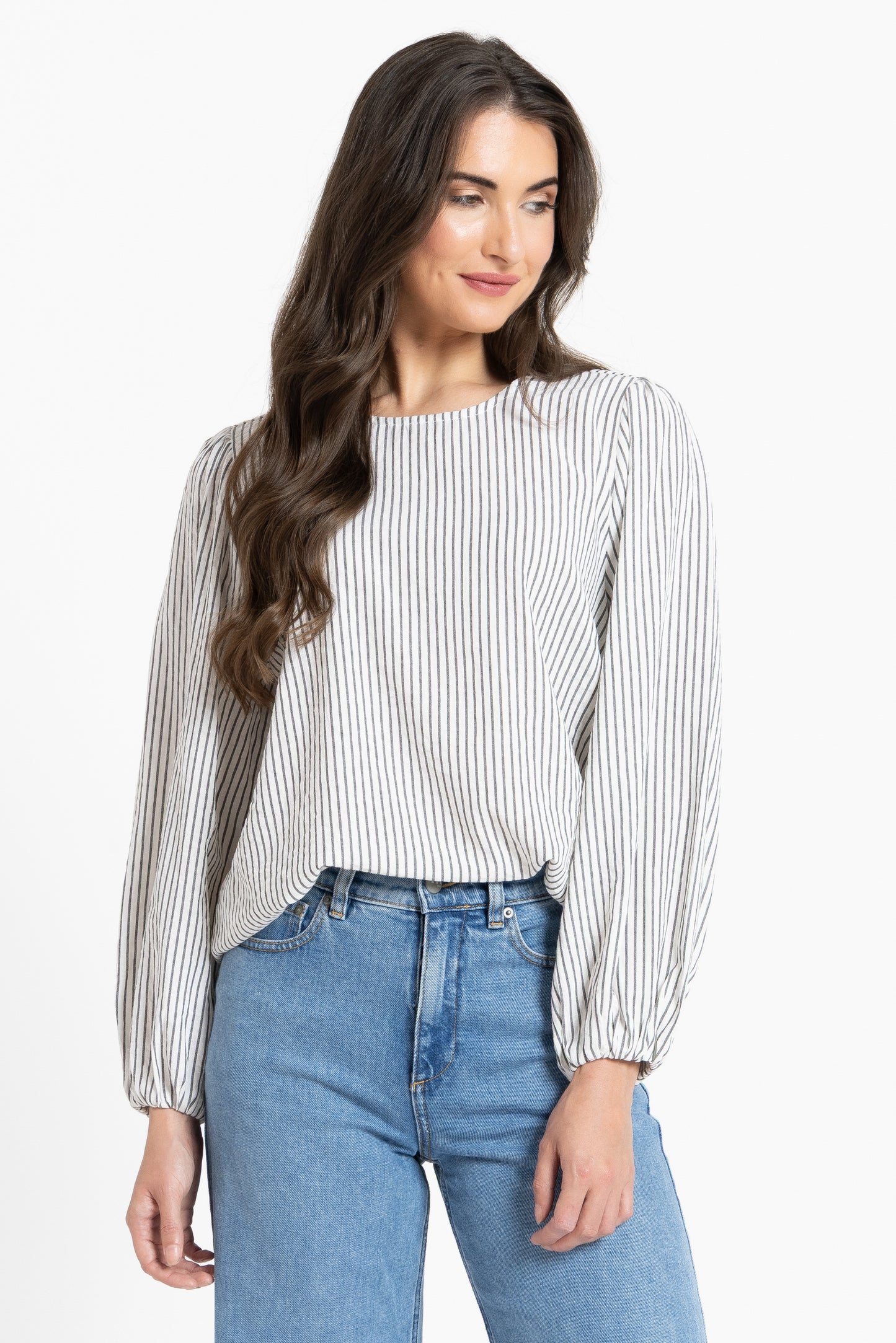 Brilliance Blouse in Stripe