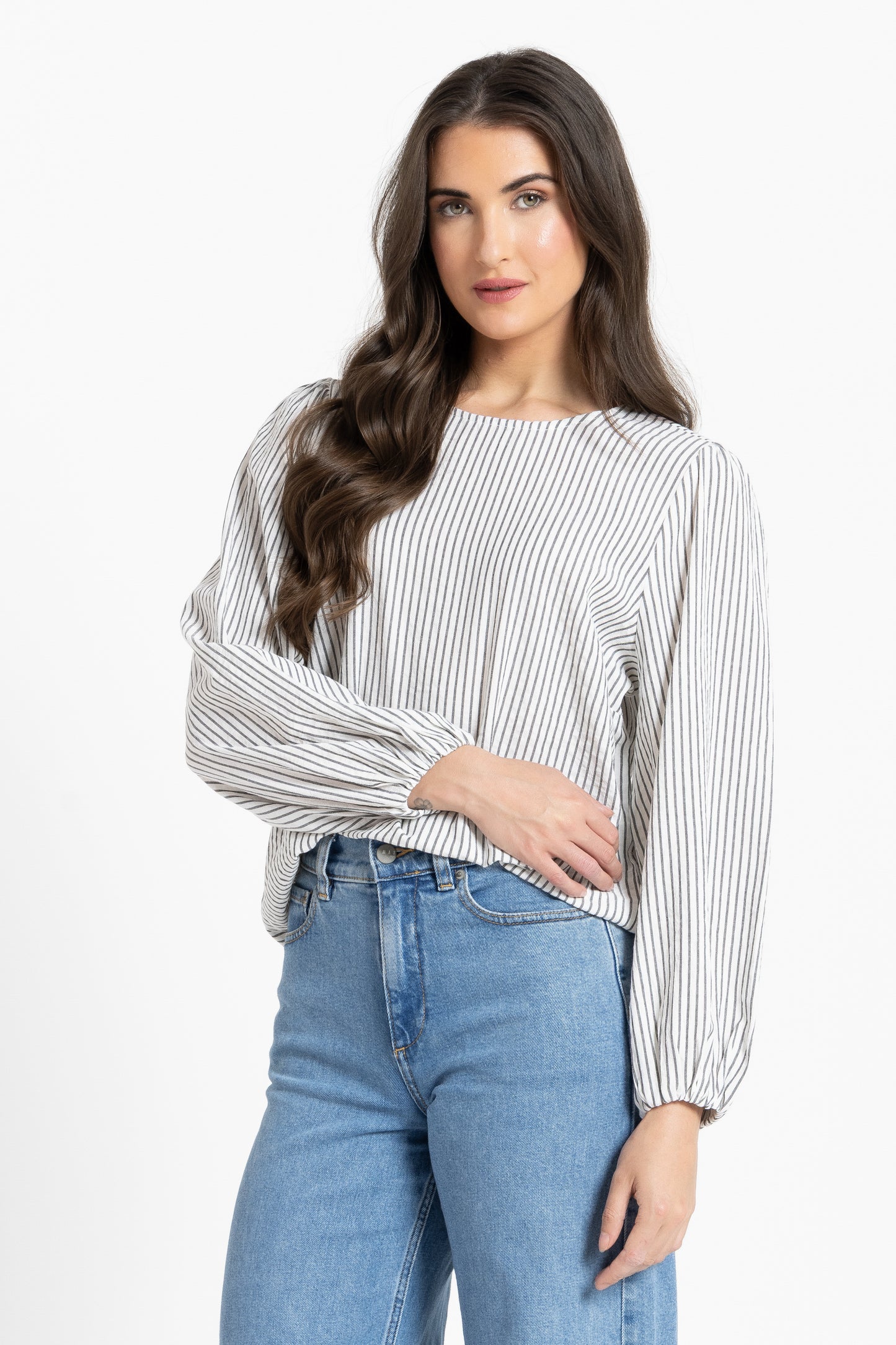 Brilliance Blouse in Stripe