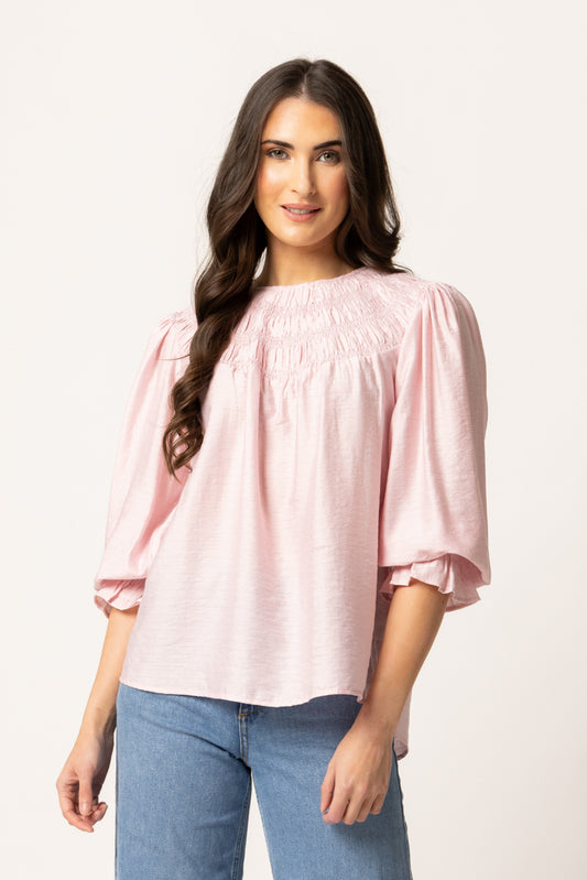 Devoted 2 U Top - Blush