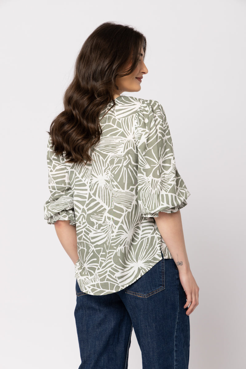 Bobbie Blouse - Summer Sage