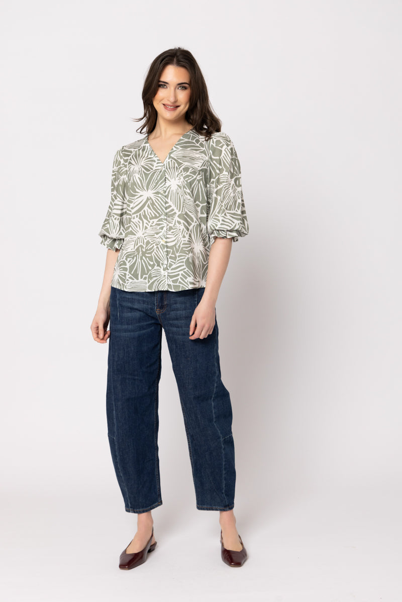 Bobbie Blouse - Summer Sage