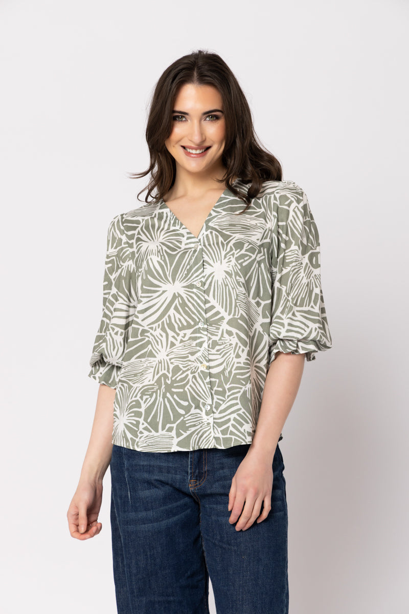 Bobbie Blouse - Summer Sage