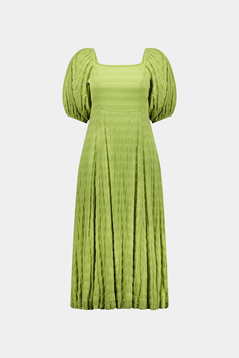 Lemon Tree - Senita Dress - LT943 -  Cotton Dress Avocado - 50% Off